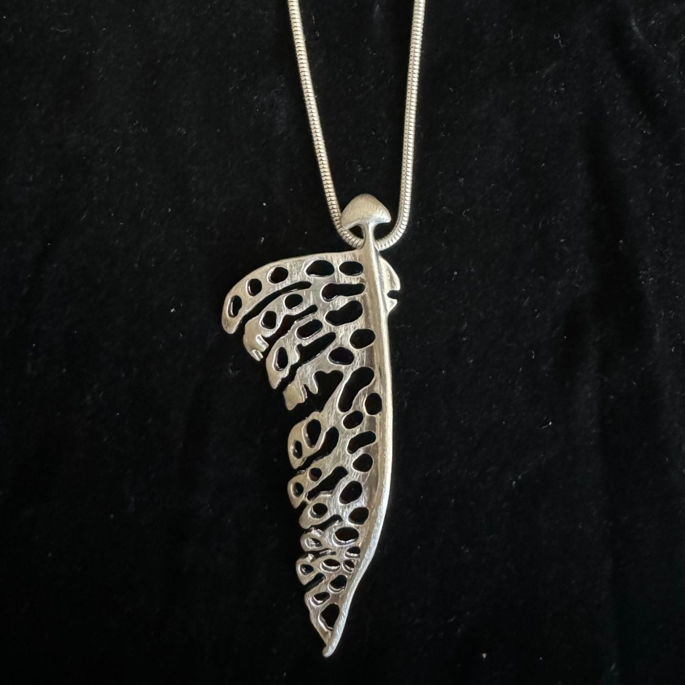 Silver Leaf Necklace