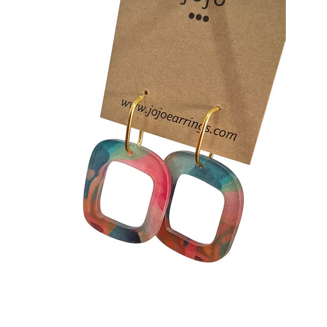 Jojobee Artsy Earrings Print A