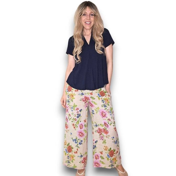 Palazzo Doily Rose Pant