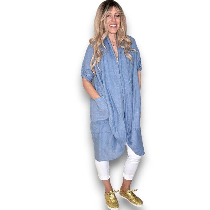 Helga May Linen Cover Up