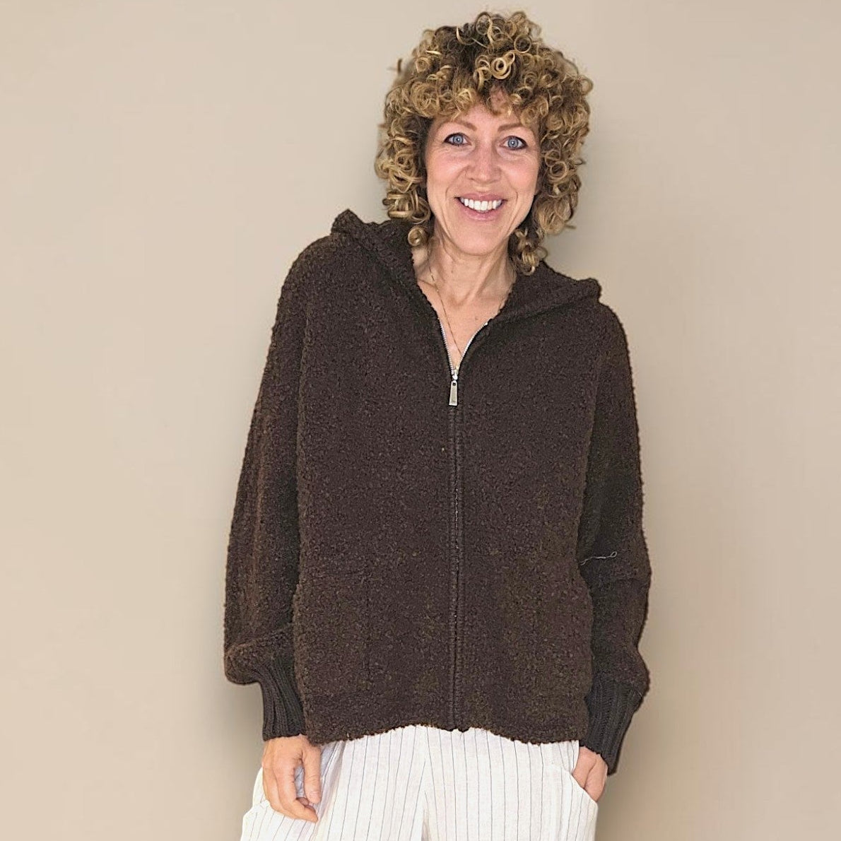 Helga May Chenille Hoodie Jkt