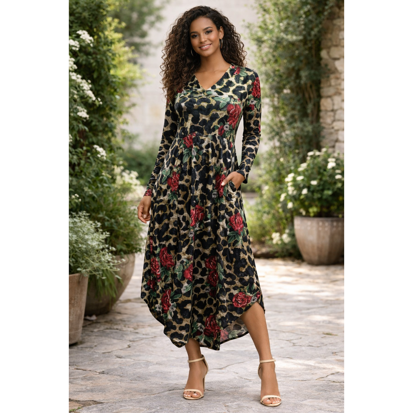 Carly Dress Rose D1600 PRIV