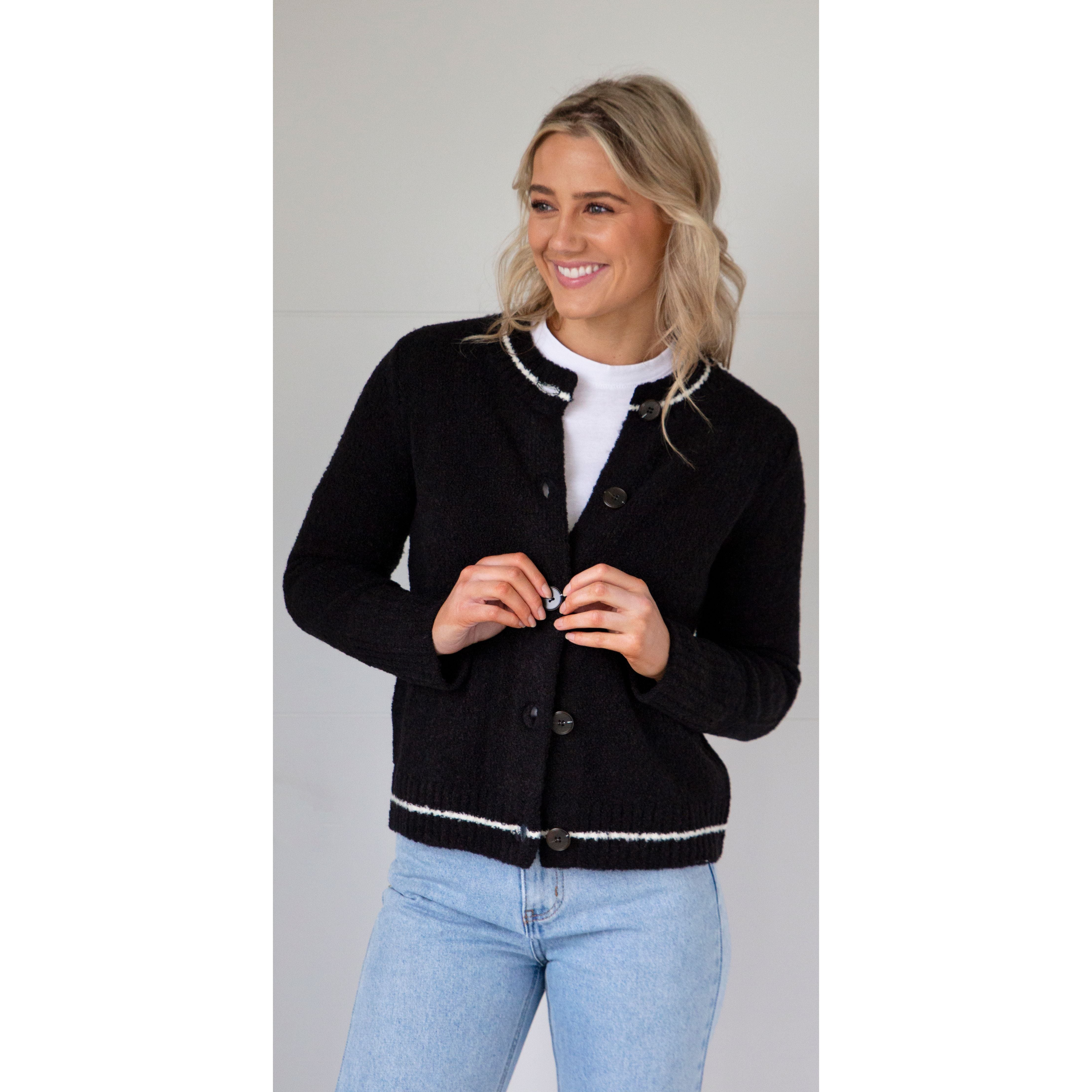 WoB Boucle Cardigan 407 - Main Image