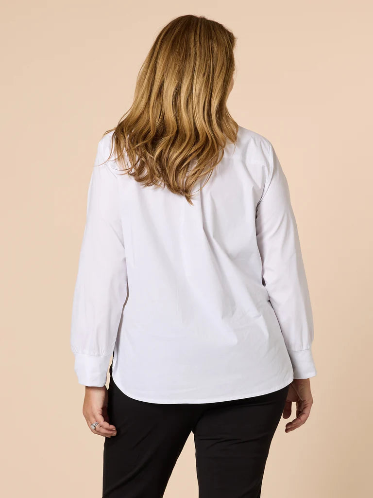 City Rib White Cuff Shirt T47011