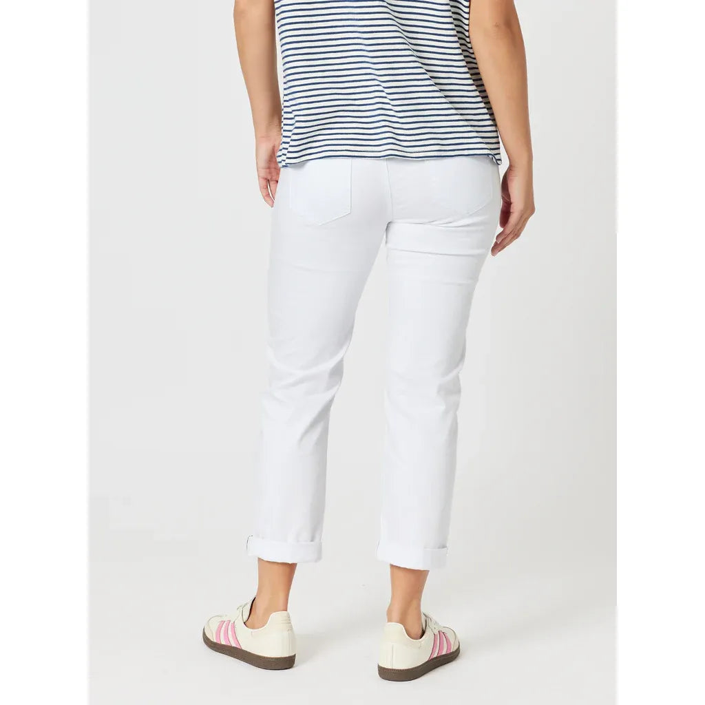 New White Isabella pant T48121