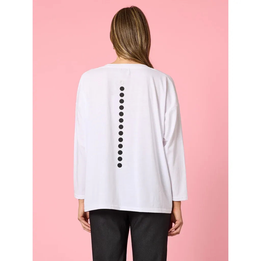 Elise Spot White Top C48700
