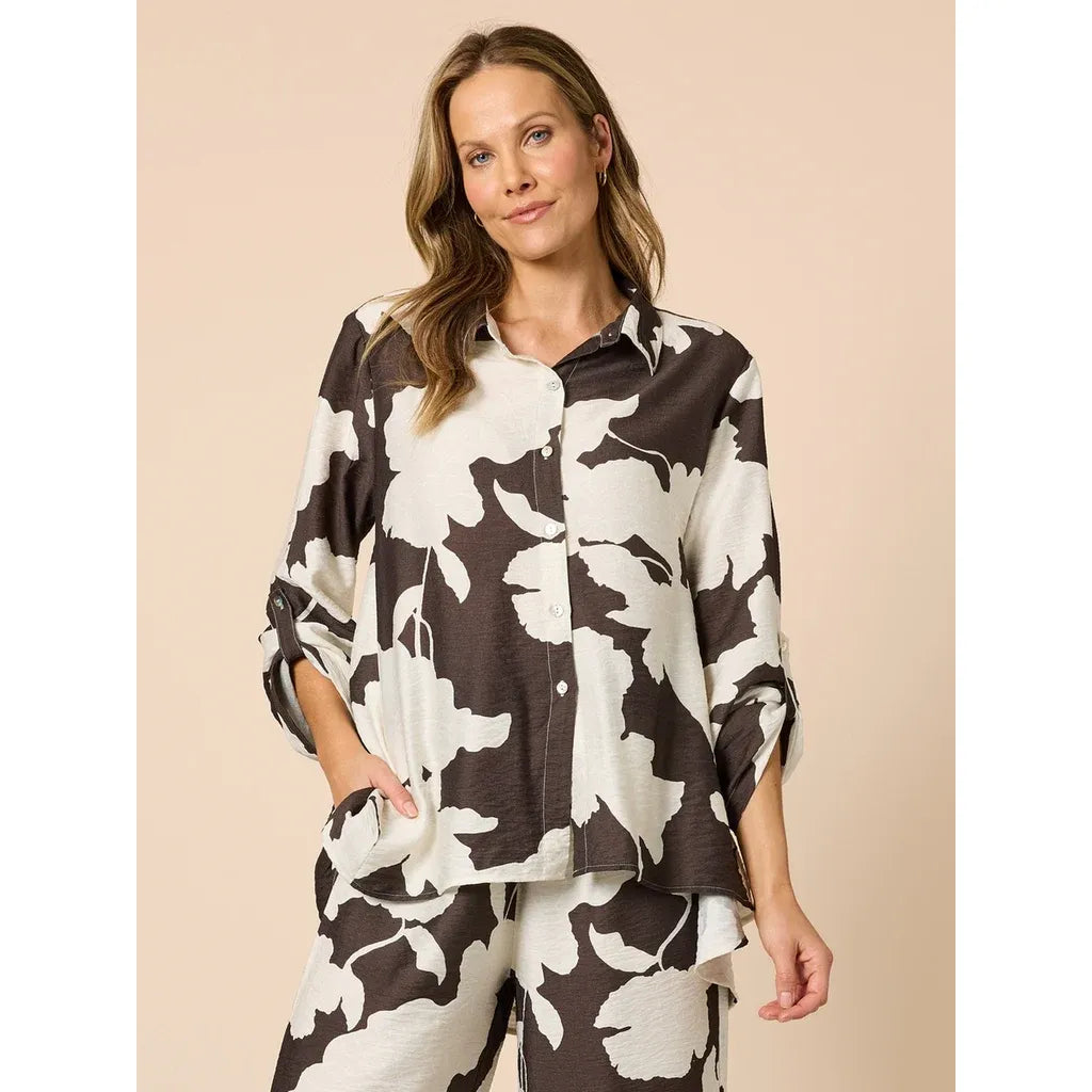 Toulouse Coffee Ivory Shirt C49188