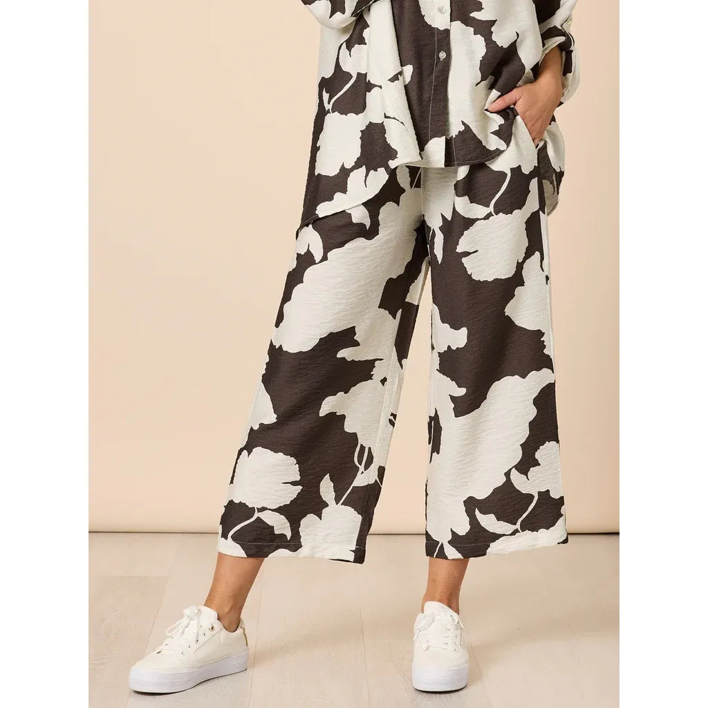 Toulouse Coffee Ivory Pant C49369