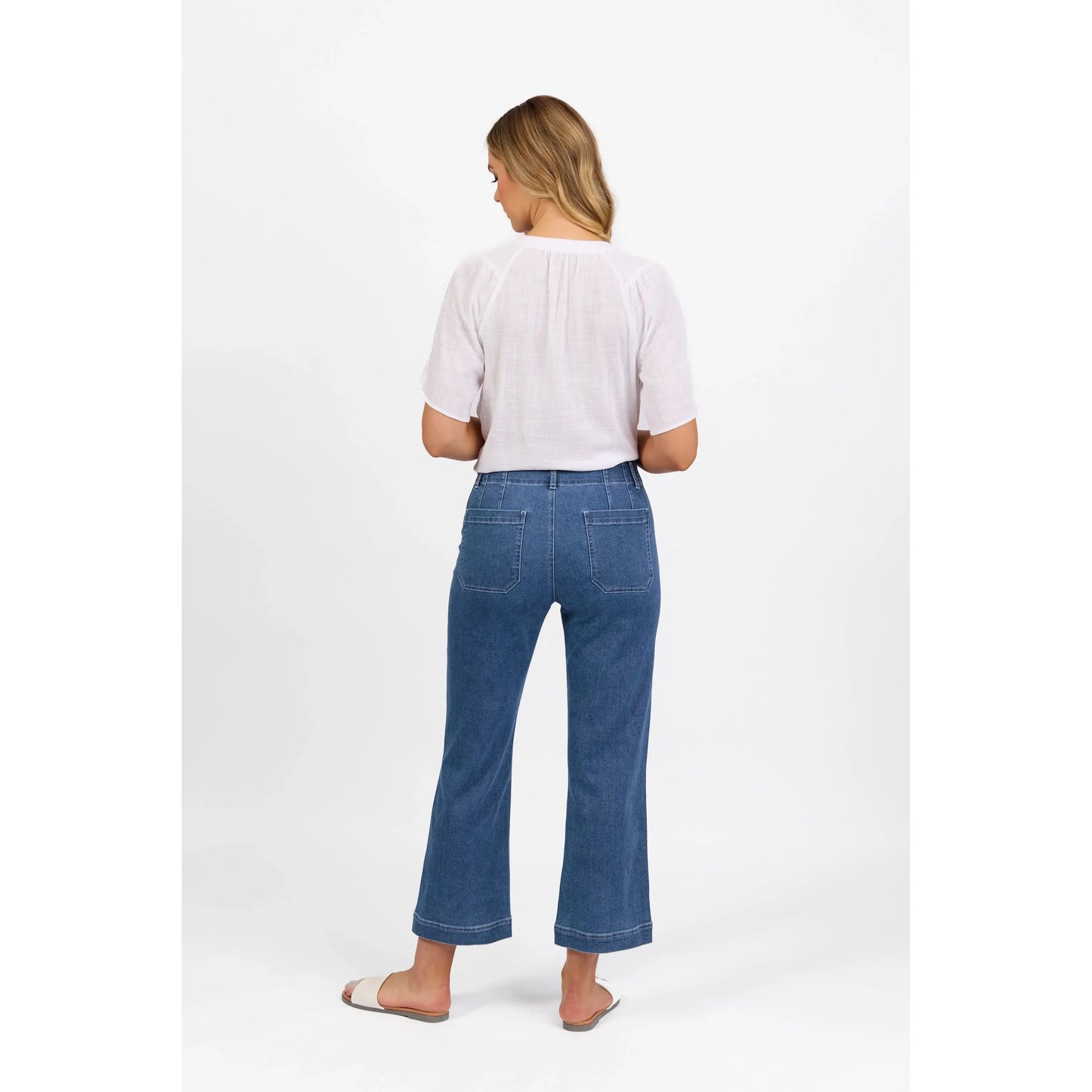 Wide Leg Ankle Grazer Daily Jean 5995A