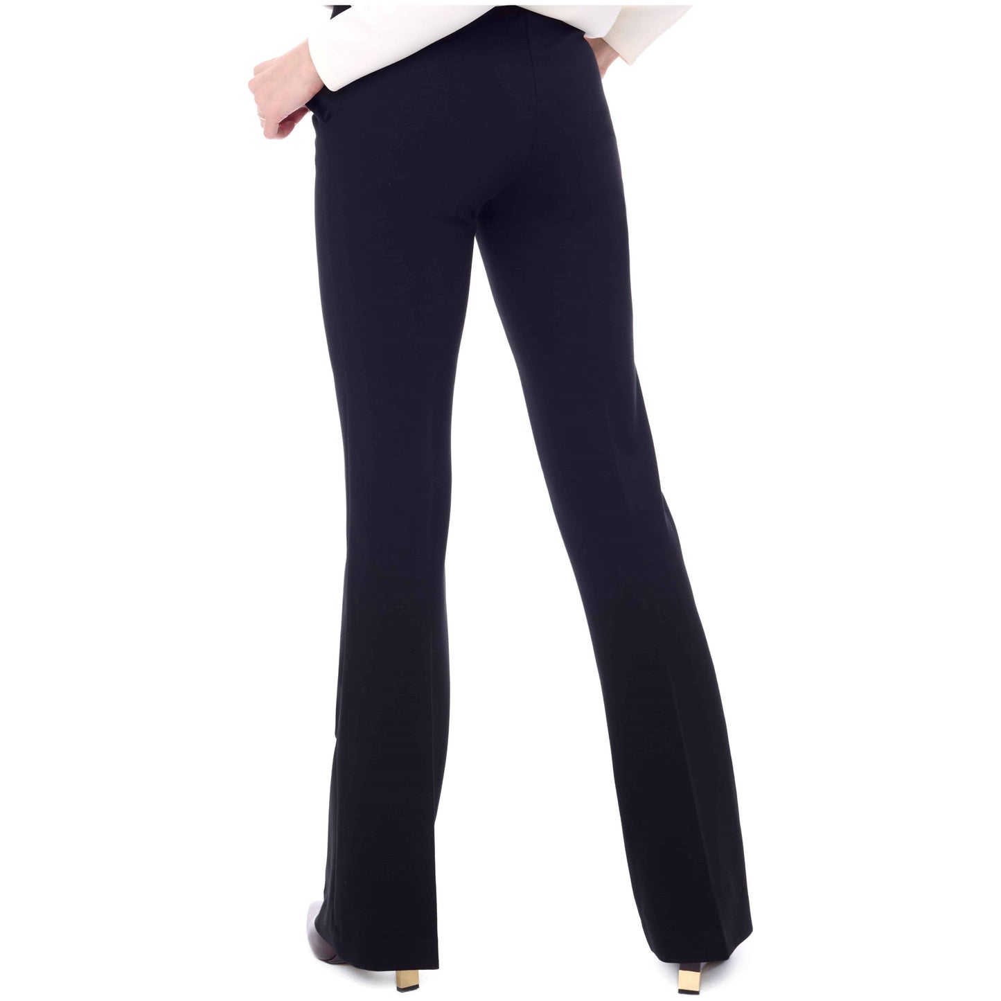 Solid Ponte Full Length Slim Pant