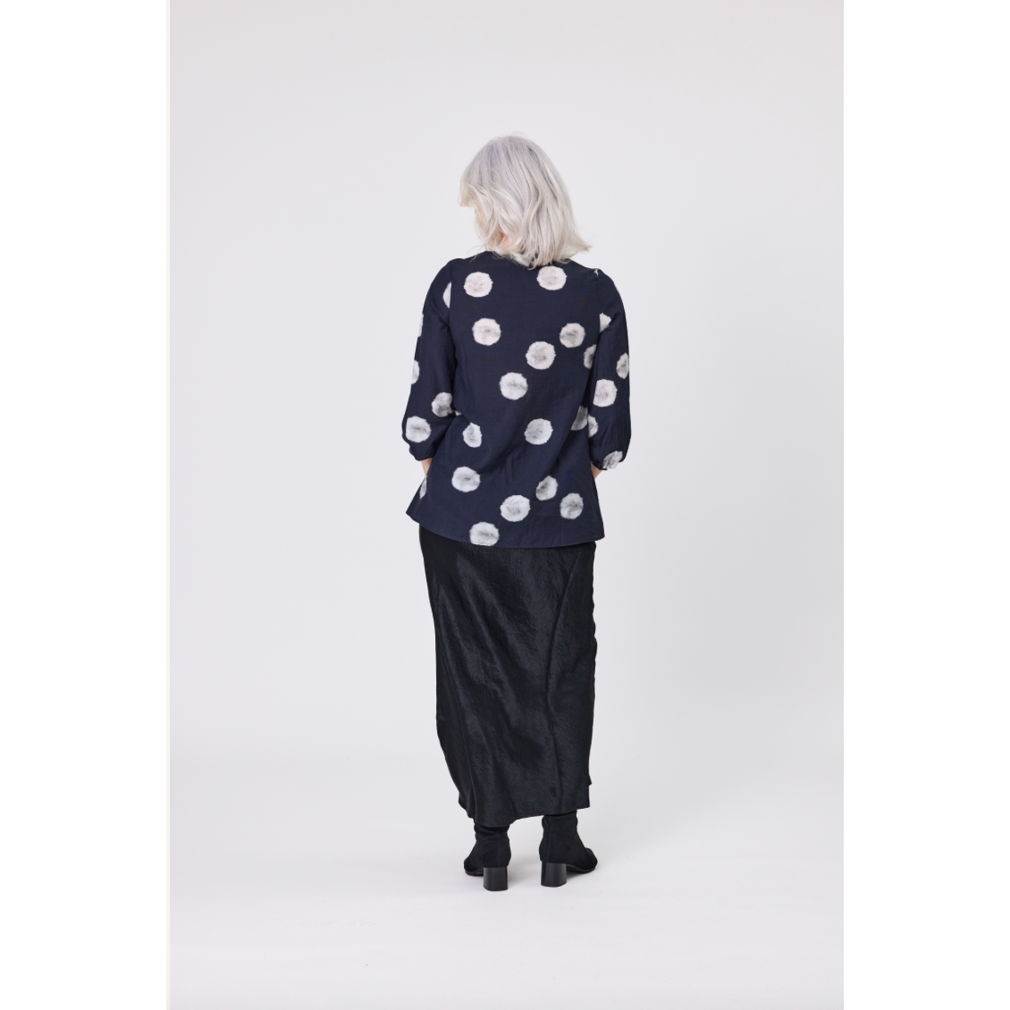 Annette Black Dot Top LTD306