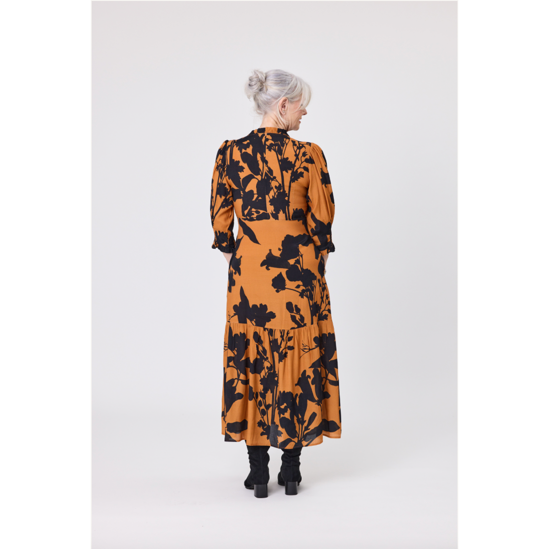 April Toffee Print Dress LTD
