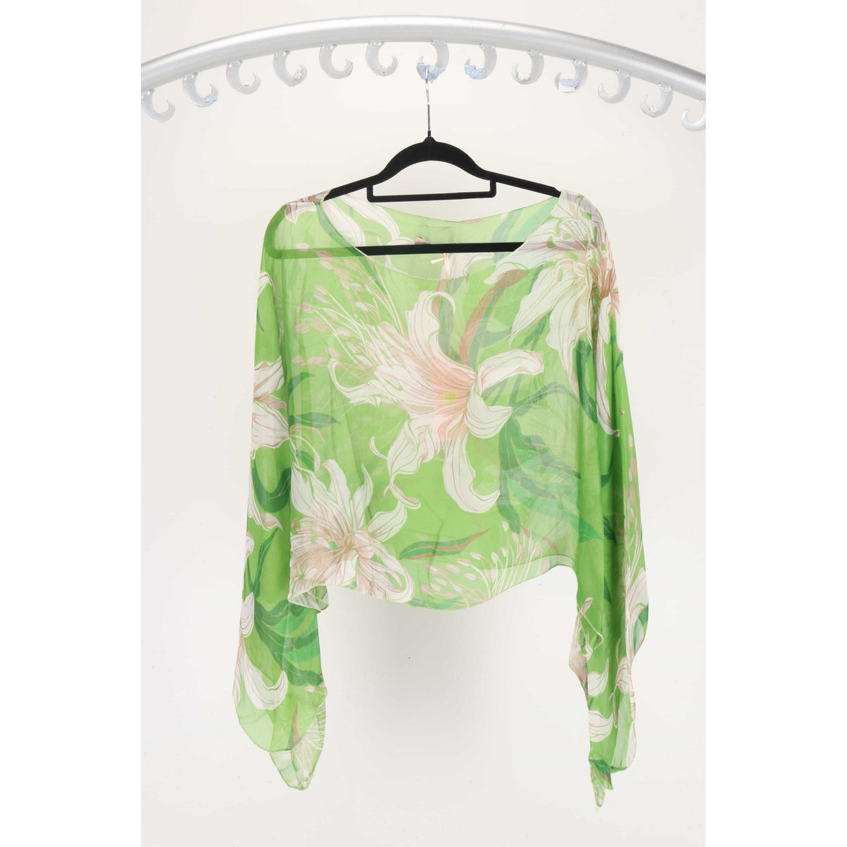 Green Silk/Viscose 2PCE Dress Set