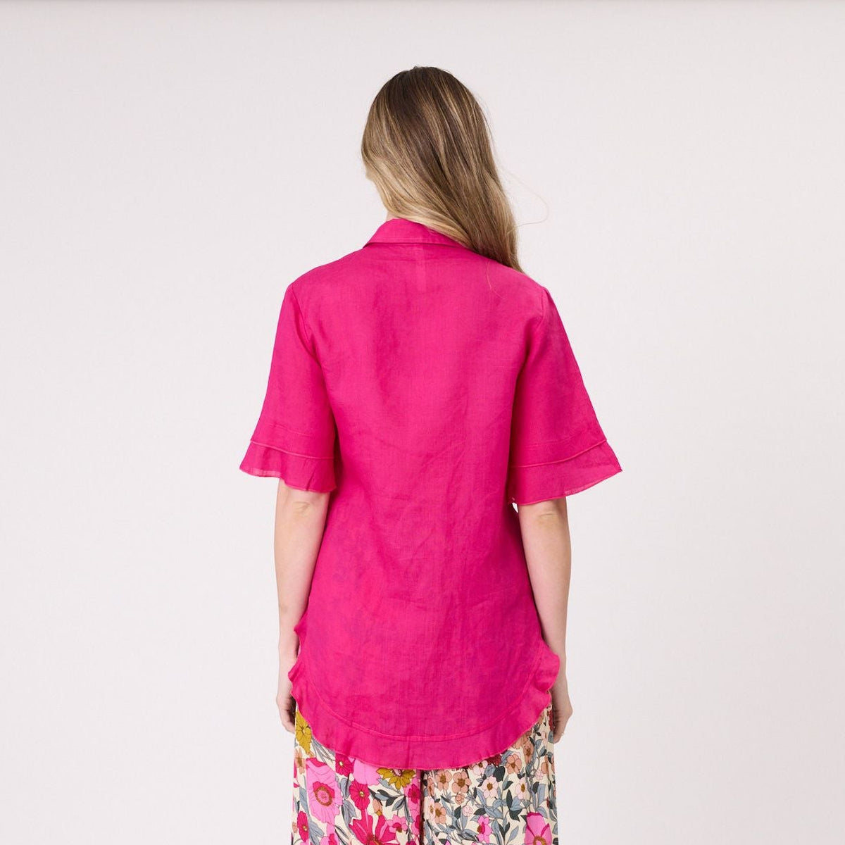 Camilla Linen Top LTD209