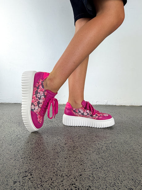 Minx Didi Floral Pink Sneaker