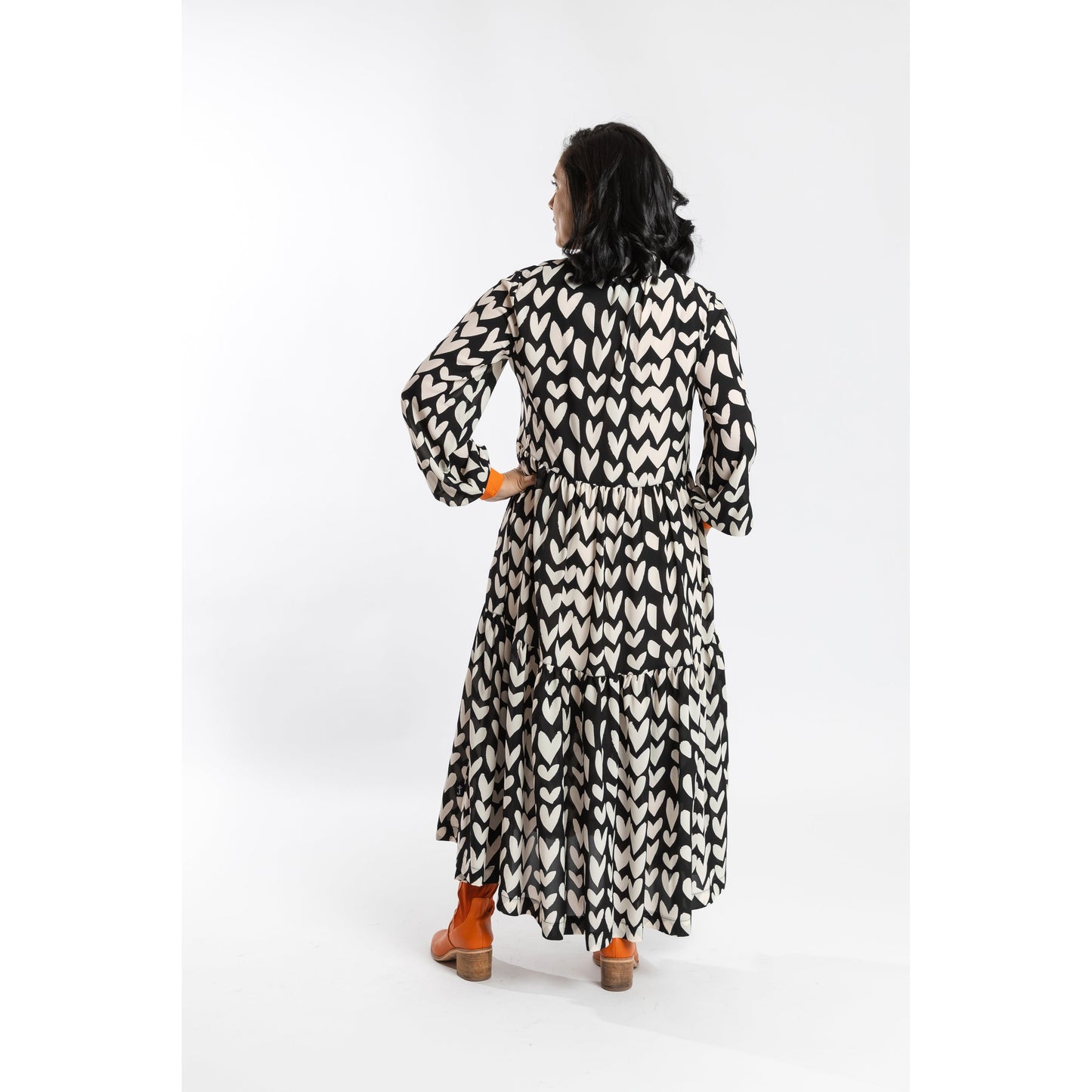 Collar Tier Dress Sweetheart JW24-50
