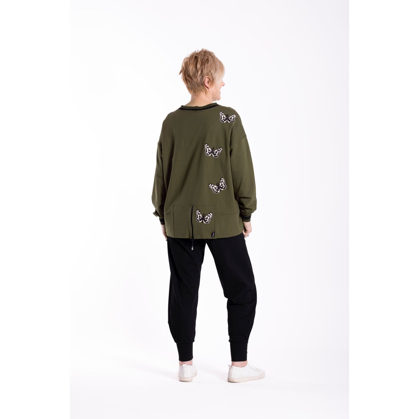 Bella Sweatshirt Olive JW26-33