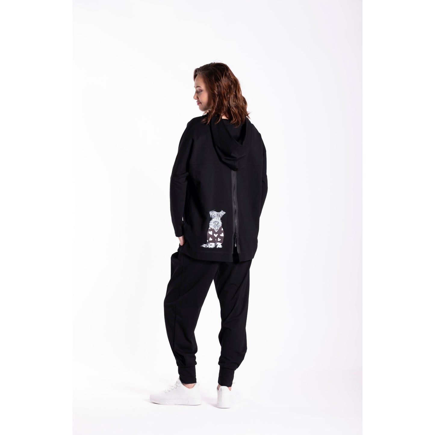 Noir Dog Hoodie JW26-63