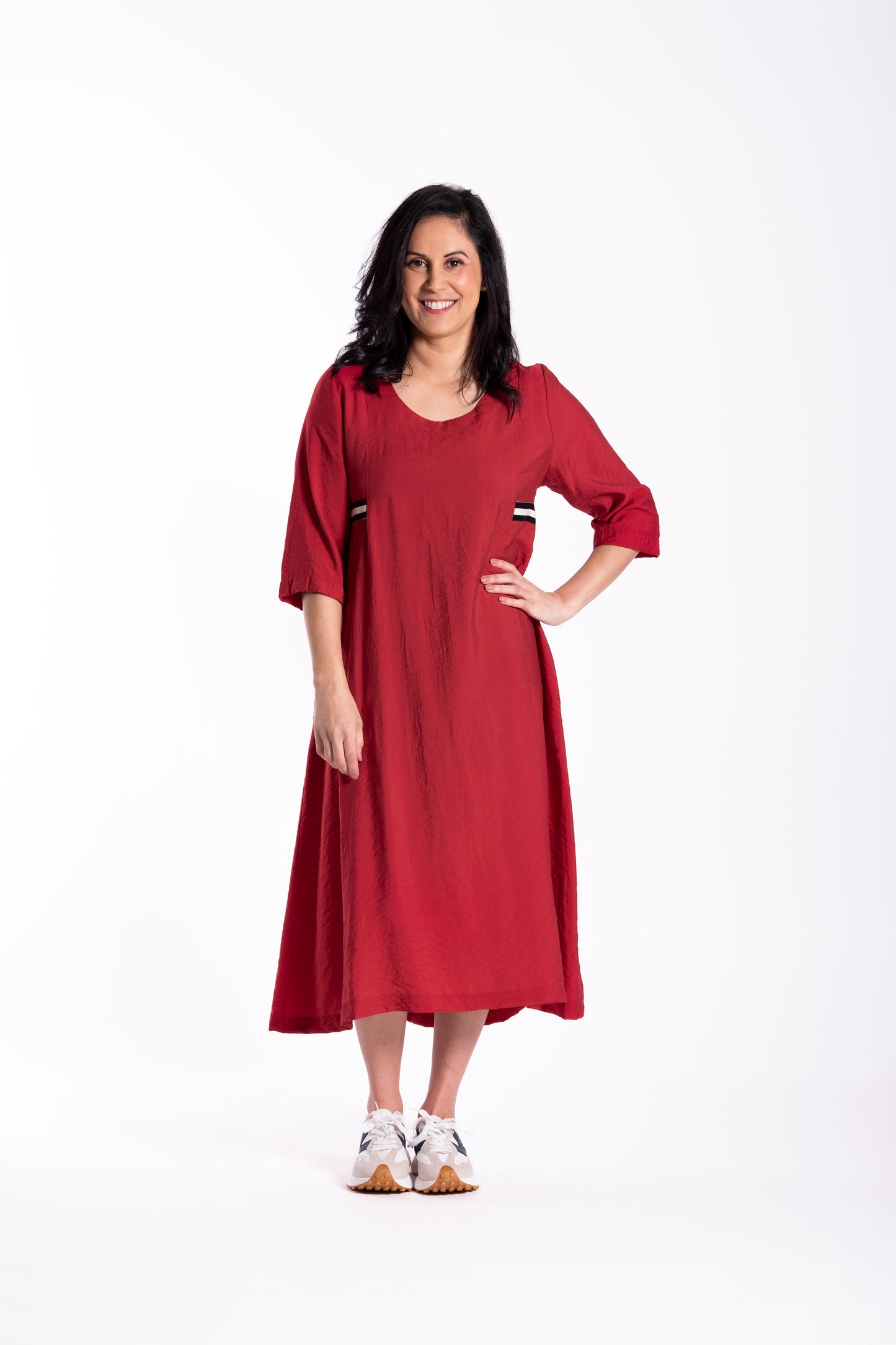 Maddy Dress Crimson JW26-6