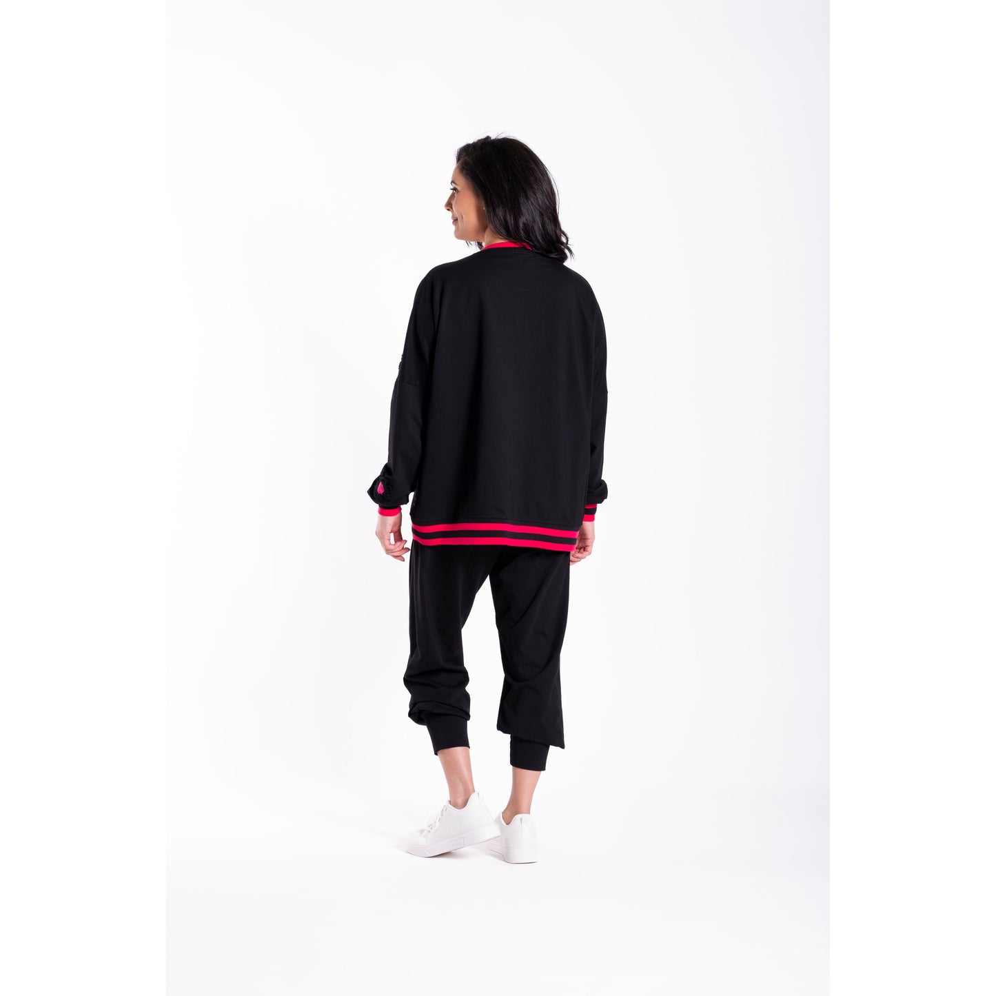 Punk Daisy Noir Sweatshirt JW26-80