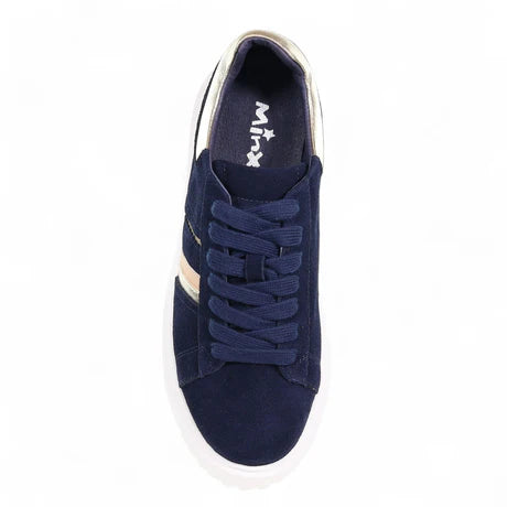 Minx Navy Suede Flux Sneaker