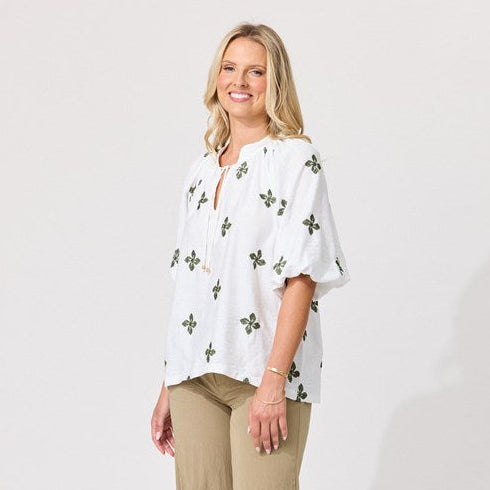 Gianna White Clover Top LTD400