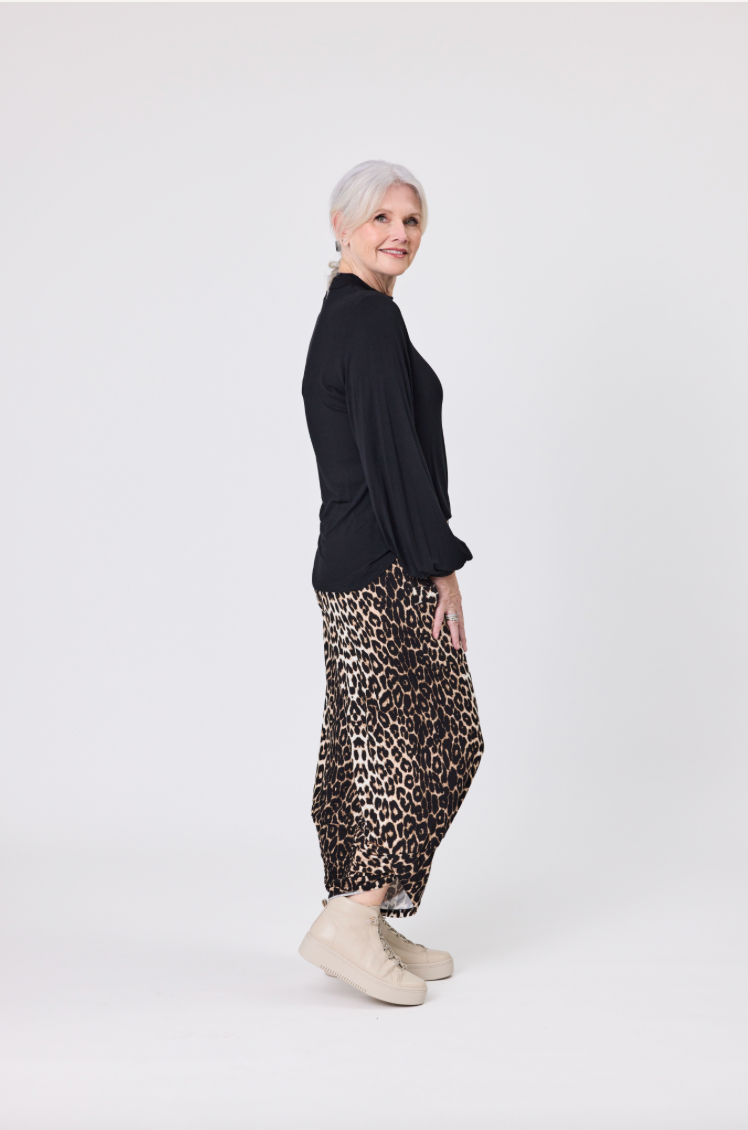 Lenore Leopard Print Pant LTD125