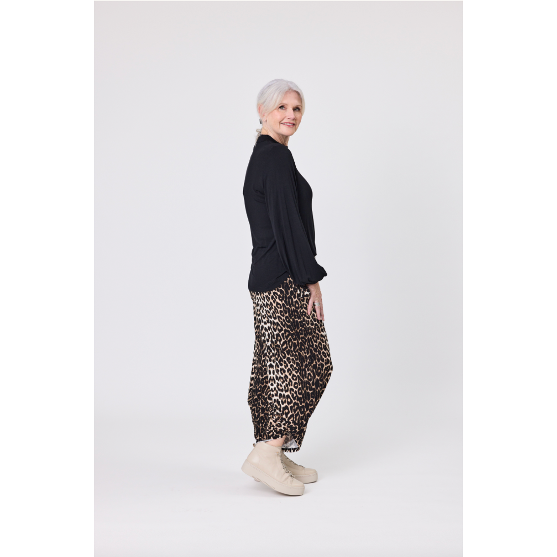Lenore Leopard Print Pant LTD125