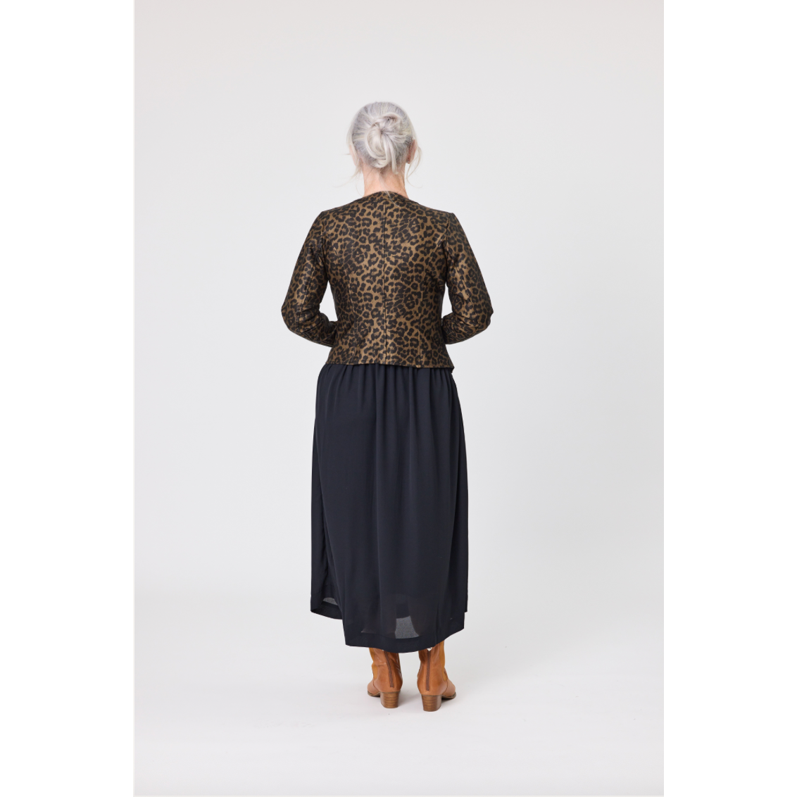 Mika Toffee Leopard Jacket LTD351