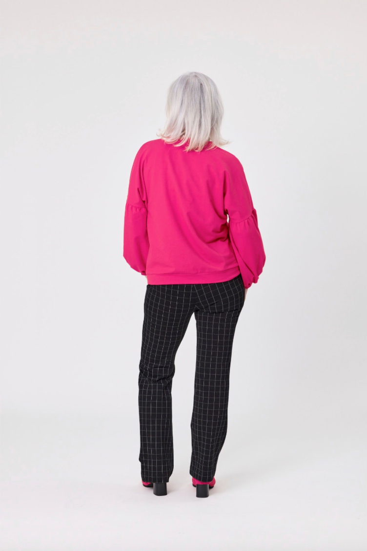Naja Black Grid Check Pants LTD337