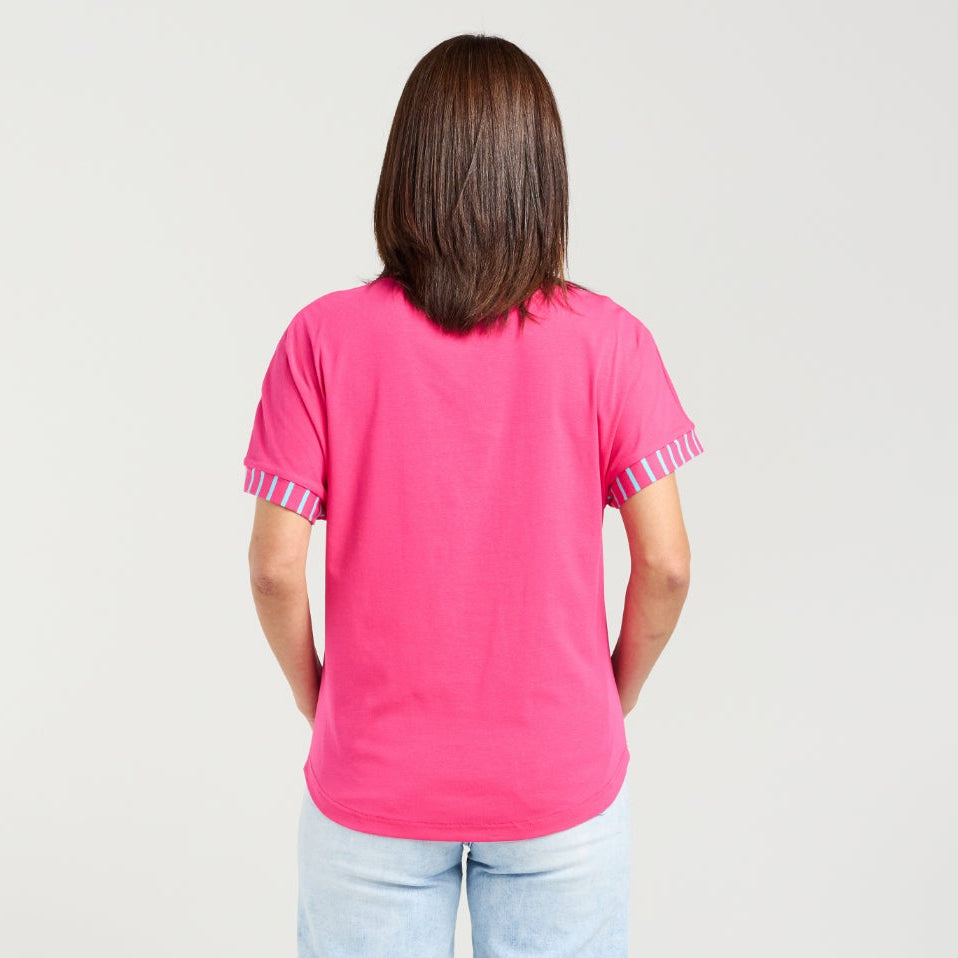 Cora Top Pink S6007A