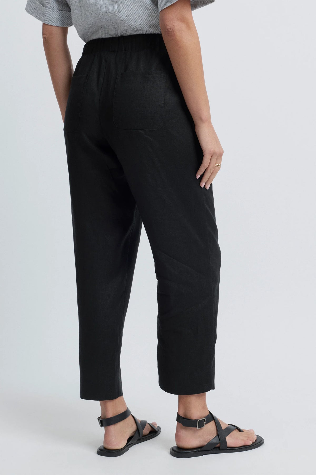 Tirari Slim Black Pant YT8995
