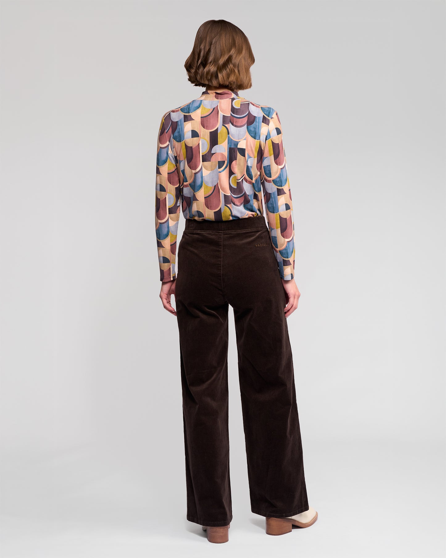 Loft Wide Leg Cord Pull On Pant 235M