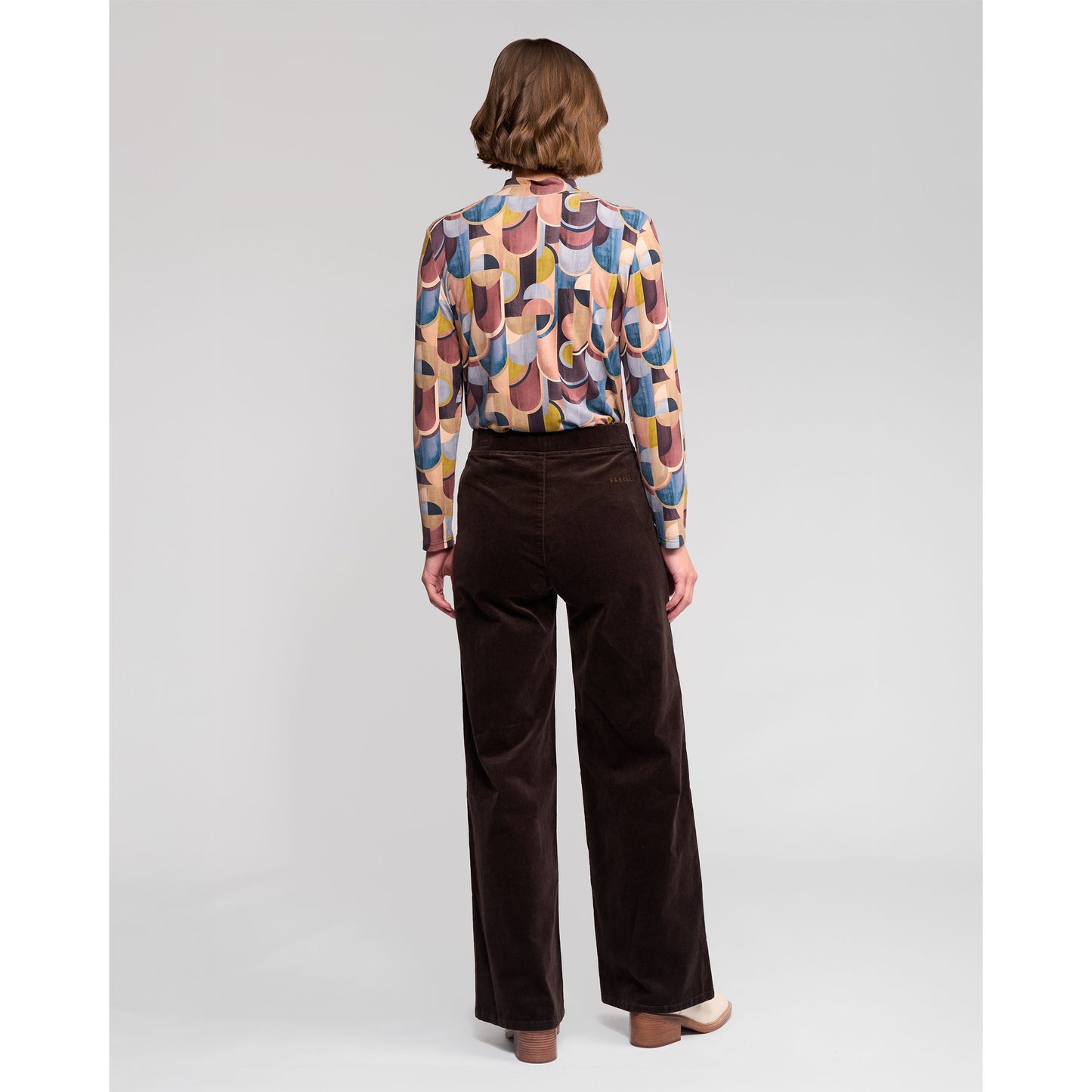 Loft Wide Leg Cord Pull On Pant 235M