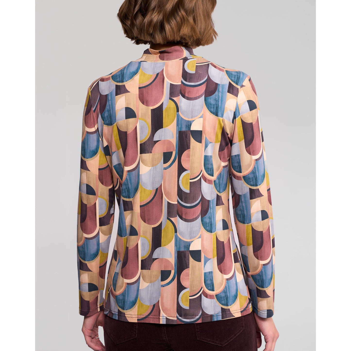 Foundation Printed Knit Top 4344