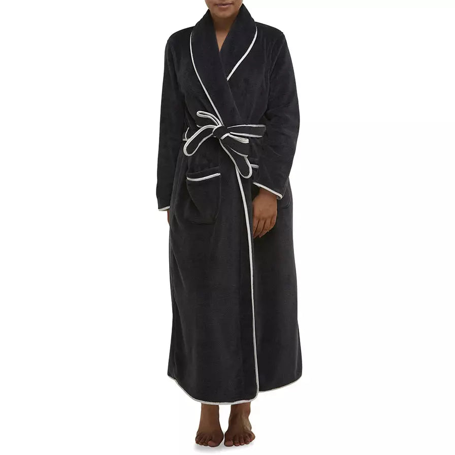 YUU Satin Trim Robe Y806