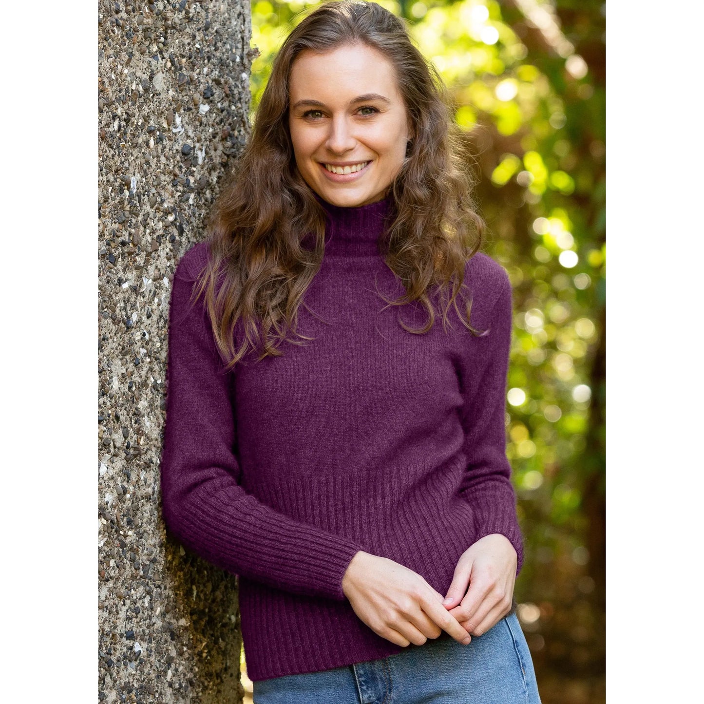 Rib Possum Merino Turtle Neck NW3063