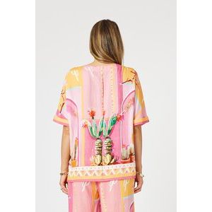 Tulum Shell Top Multi Pink 48328