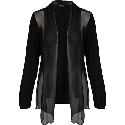 Woven Long Sleeve Cardigan