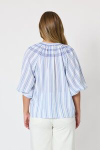 Seaside Blue/Wht Stripe Top T50349