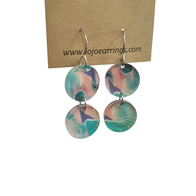 Jojobee Artsy  Earrings Print F