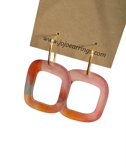 Jojobee Artsy  Earrings Print A