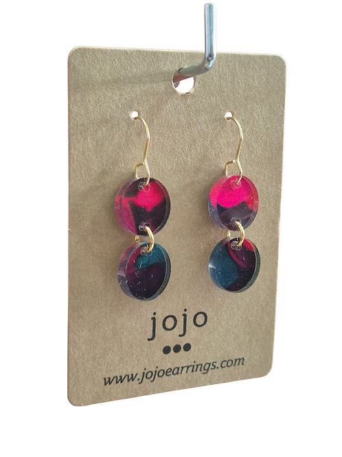 Jojobee Artsy  Earrings Print E