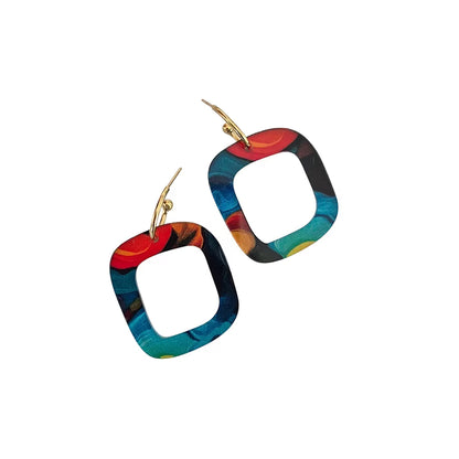 Jojobee Artsy  Earrings Print E