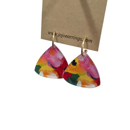 Jojobee Artsy  Earrings Print D