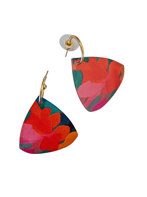 Jojobee Artsy  Earrings Print B