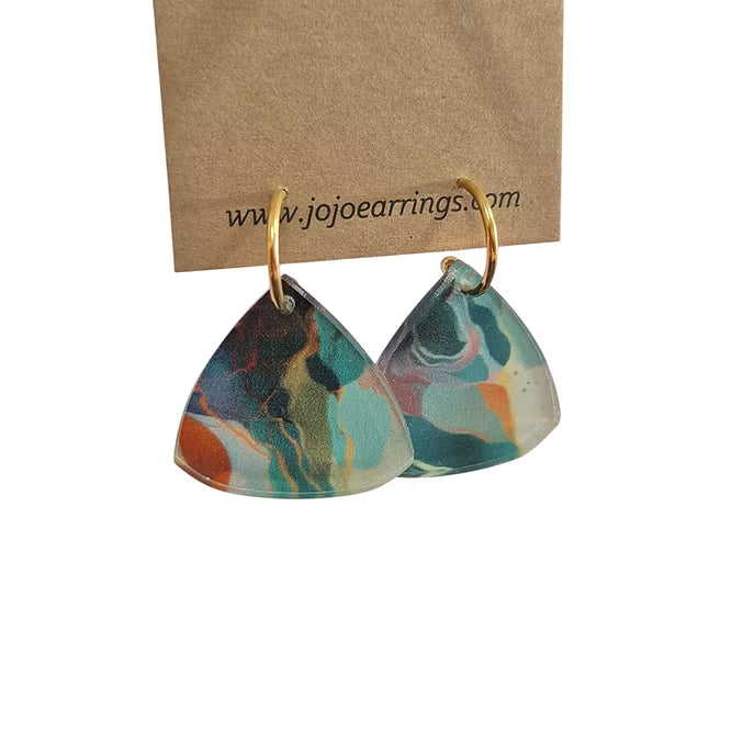 Jojobee Artsy  Earrings Print F