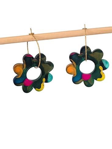 Jojobee Artsy  Earrings Print E