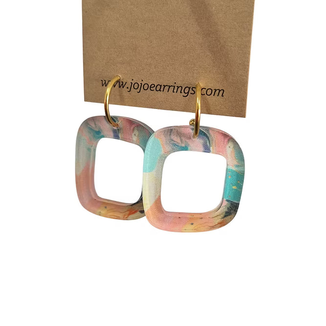 Jojobee Artsy  Earrings Print F