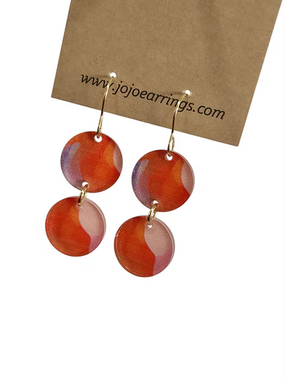 Jojobee Artsy  Earrings Print A